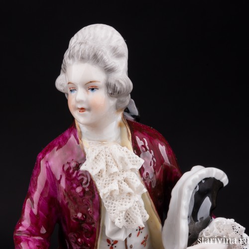 Группа у рояля, кружевная, Дрезден, Германия, сер. 20 в