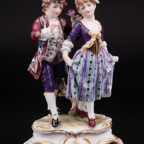 Пара на прогулке, Dressel, Kister & Co, Германия, 1907-20 гг