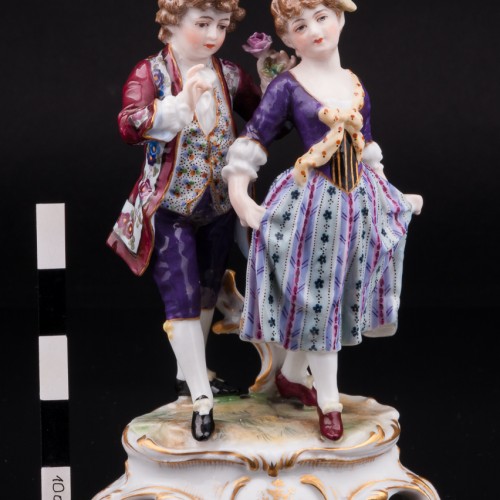 Пара на прогулке, Dressel, Kister & Co, Германия, 1907-20 гг