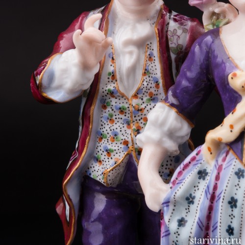 Пара на прогулке, Dressel, Kister & Co, Германия, 1907-20 гг