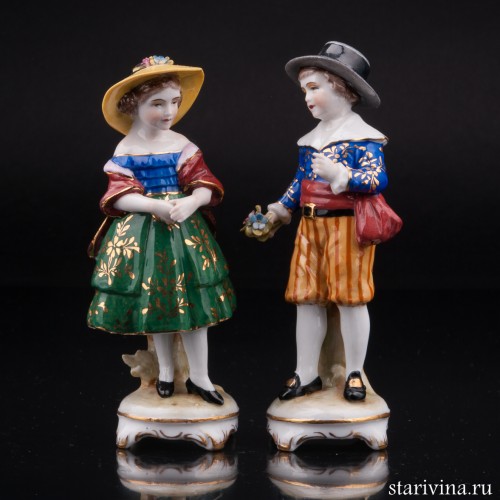 Дети в шляпах, E. A. Muller, Германия, 1890-1927 гг