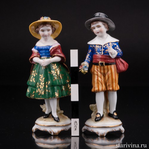 Дети в шляпах, E. A. Muller, Германия, 1890-1927 гг