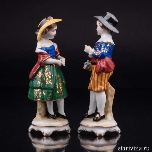 Дети в шляпах, E. A. Muller, Германия, 1890-1927 гг