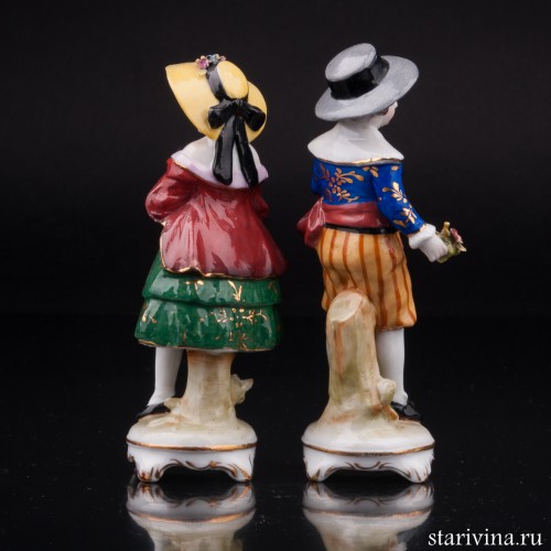 Дети в шляпах, E. A. Muller, Германия, 1890-1927 гг