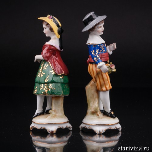 Дети в шляпах, E. A. Muller, Германия, 1890-1927 гг