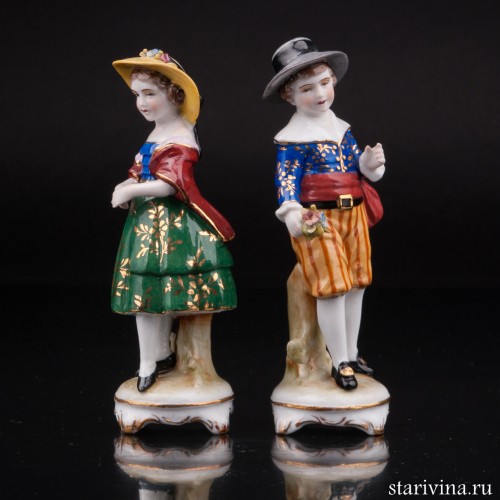 Дети в шляпах, E. A. Muller, Германия, 1890-1927 гг