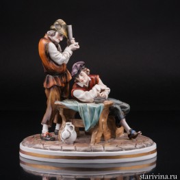 Мужчины в таверне, Дрезден, Германия, нач. 20 в