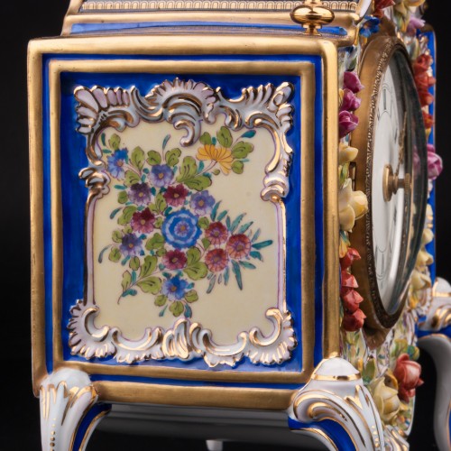 Фарфоровые Часы, Дрезден, Германия, сер. 20 в