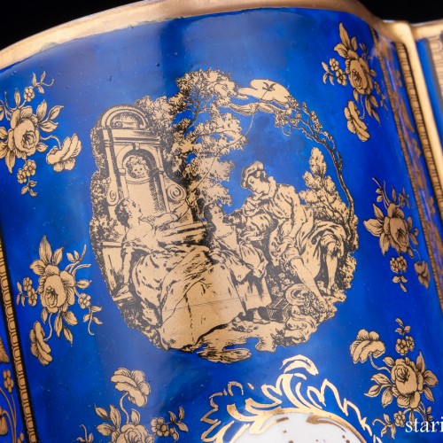 Фарфоровые Часы, Дрезден, Германия, сер. 20 в