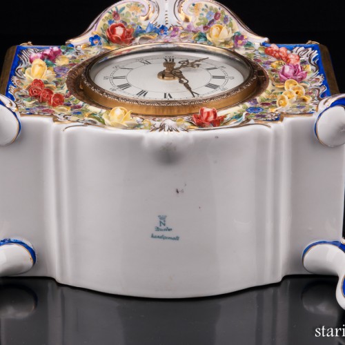 Фарфоровые Часы, Дрезден, Германия, сер. 20 в