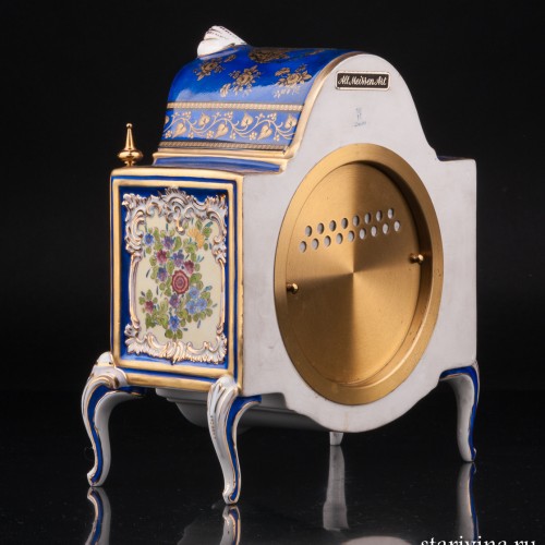 Фарфоровые Часы, Дрезден, Германия, сер. 20 в