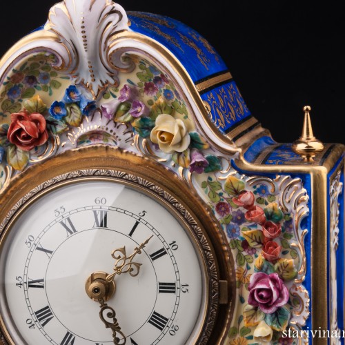 Фарфоровые Часы, Дрезден, Германия, сер. 20 в