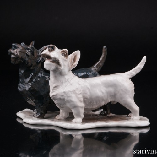 Два скотч терьера, Rosenthal, Германия, 1934-56 гг