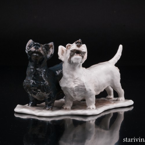 Два скотч терьера, Rosenthal, Германия, 1934-56 гг