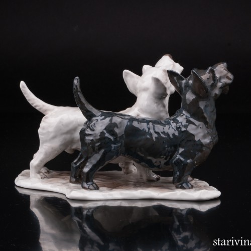 Два скотч терьера, Rosenthal, Германия, 1934-56 гг