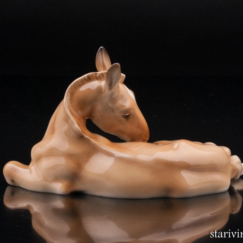 Лежащий жеребёнок, Hutschenreuther, Германия, 1970 гг