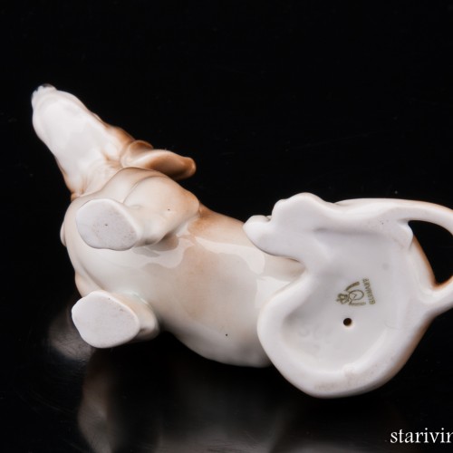 Сидящая такса, миниатюра, Metzler & Ortloff, Германия, сер. 20 в