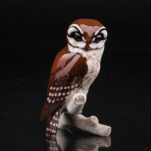 Сова (Мохноногий сыч), миниатюра, Hutschenreuther, Германия, 1960 гг
