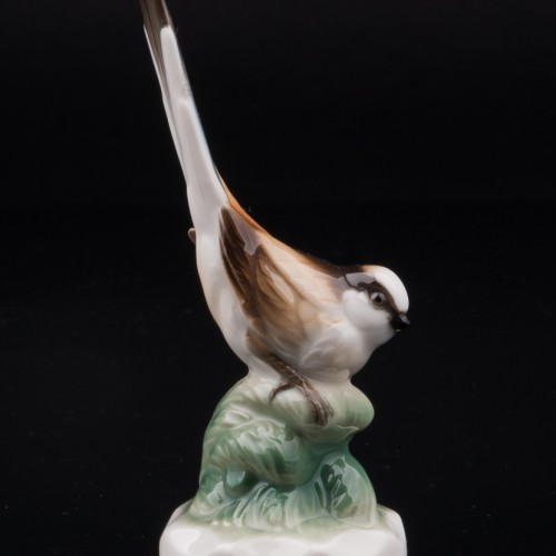 Длиннохвостая синица, миниатюра, Hutschenreuther, Германия