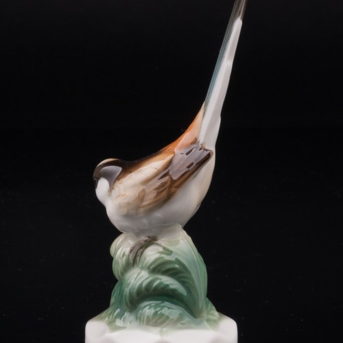 Длиннохвостая синица, миниатюра, Hutschenreuther, Германия