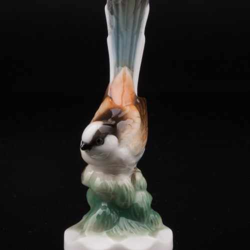 Длиннохвостая синица, миниатюра, Hutschenreuther, Германия