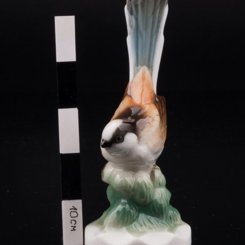 Длиннохвостая синица, миниатюра, Hutschenreuther, Германия