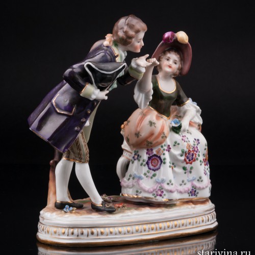 Романтическая пара, Fasold & Stauch, Германия, сер. 20 в