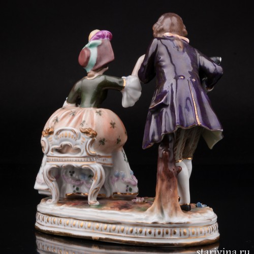 Романтическая пара, Fasold & Stauch, Германия, сер. 20 в