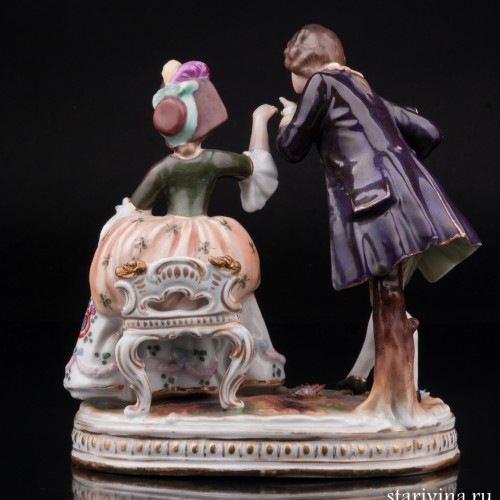 Романтическая пара, Fasold & Stauch, Германия, сер. 20 в