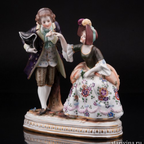 Романтическая пара, Fasold & Stauch, Германия, сер. 20 в