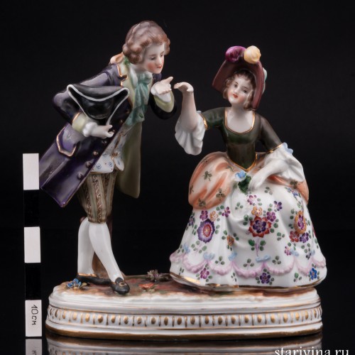 Романтическая пара, Fasold & Stauch, Германия, сер. 20 в