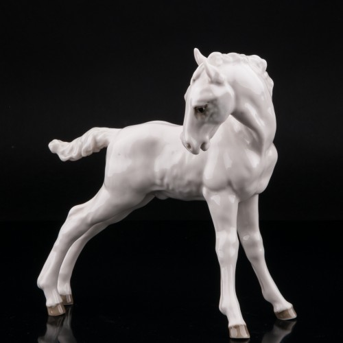 Белый жеребёнок, Hutschenreuther, Германия, 1970 гг