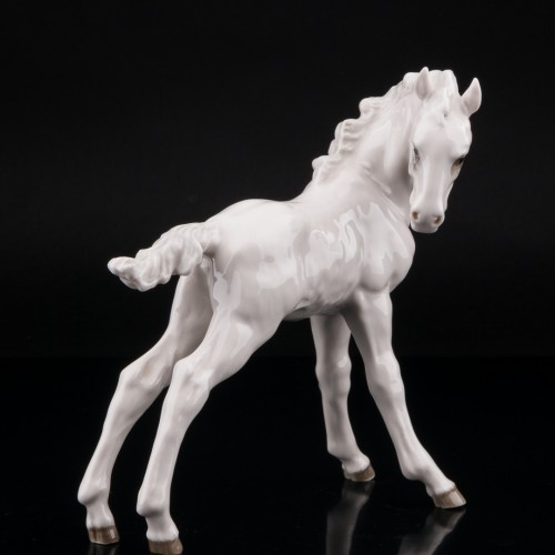 Белый жеребёнок, Hutschenreuther, Германия, 1970 гг