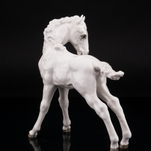 Белый жеребёнок, Hutschenreuther, Германия, 1970 гг