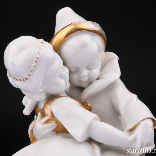 Танцующие дети, Hertwig & Co, Германия, 1920-30 гг