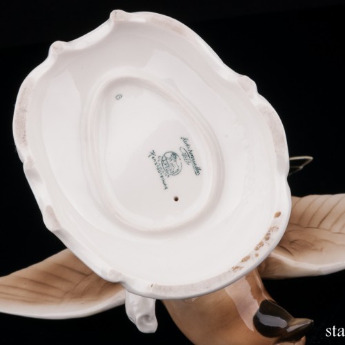 Статуэтка птицы из фарфора Свиристель, Hutschenreuther, Германия, 1955-68 гг.