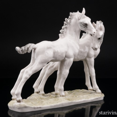 Два жеребёнка, Hutschenreuther, Германия, 1968-70 гг