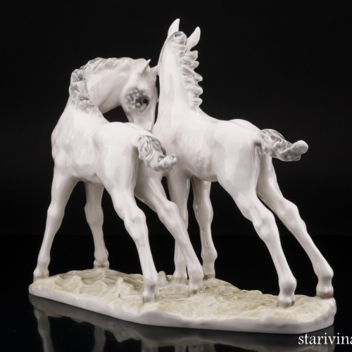 Два жеребёнка, Hutschenreuther, Германия, 1968-70 гг