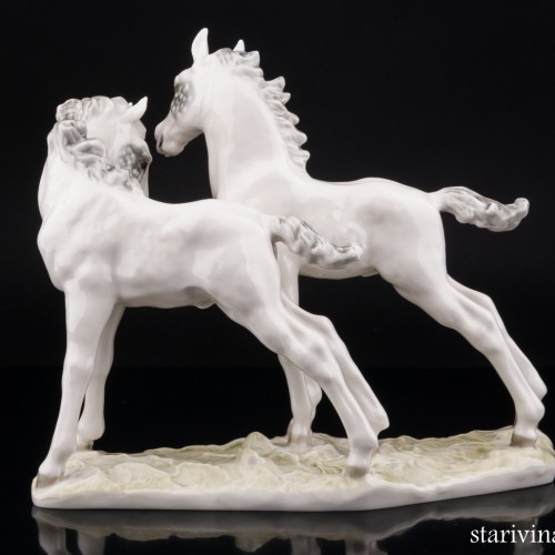 Два жеребёнка, Hutschenreuther, Германия, 1968-70 гг