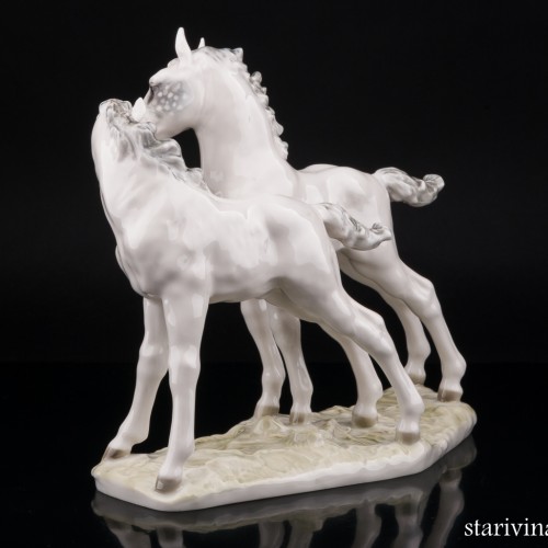 Два жеребёнка, Hutschenreuther, Германия, 1968-70 гг