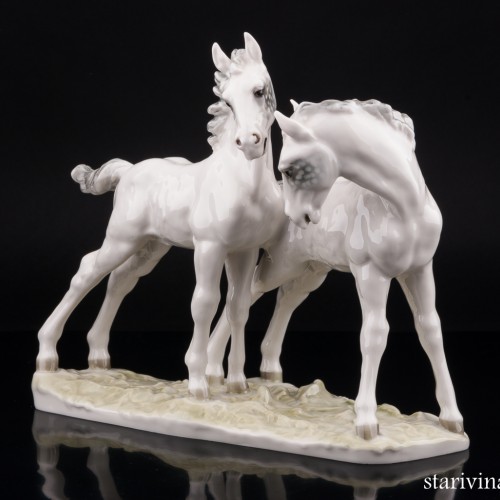 Два жеребёнка, Hutschenreuther, Германия, 1968-70 гг