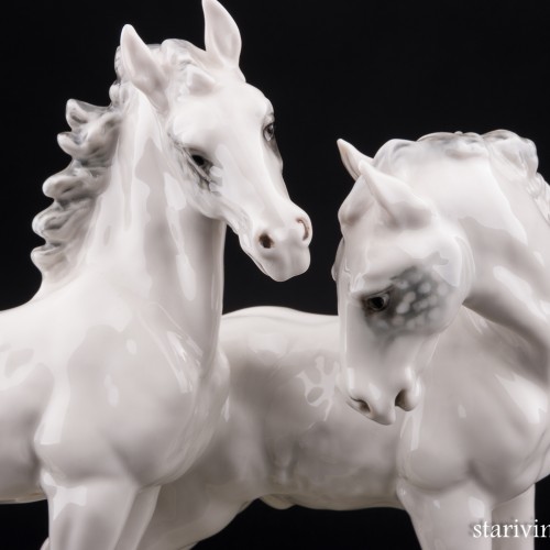 Два жеребёнка, Hutschenreuther, Германия, 1968-70 гг