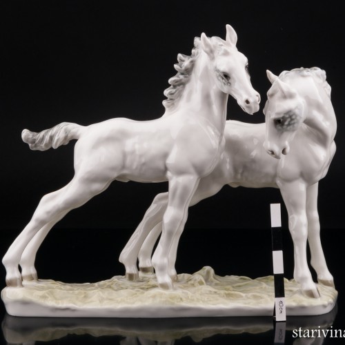 Два жеребёнка, Hutschenreuther, Германия, 1968-70 гг