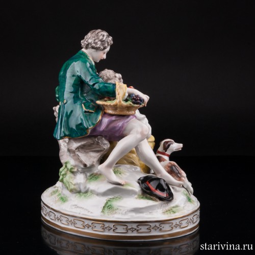 Пара с виноградом, Volkstedt, Германия, кон. 19 в