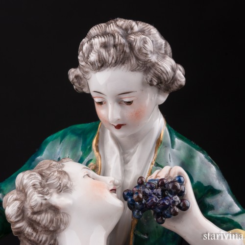 Пара с виноградом, Volkstedt, Германия, кон. 19 в