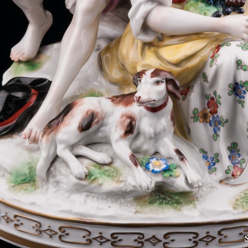 Пара с виноградом, Volkstedt, Германия, кон. 19 в