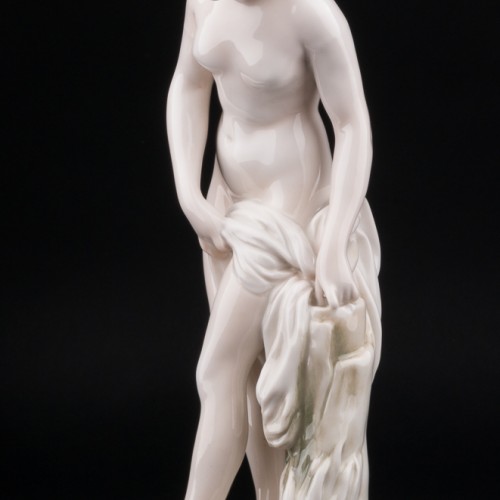 После купания, обнаженная девушка, Karl Ens, Германия, 1920-30 гг