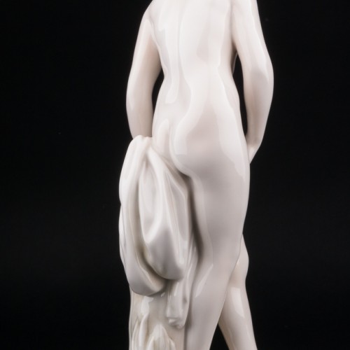 После купания, обнаженная девушка, Karl Ens, Германия, 1920-30 гг