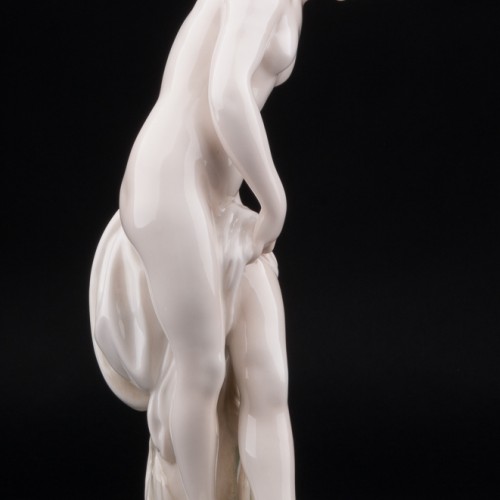 После купания, обнаженная девушка, Karl Ens, Германия, 1920-30 гг