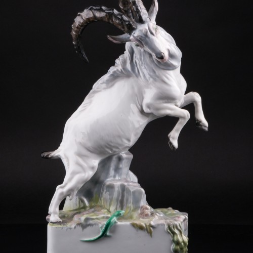 Горный козёл с ящерицей, Karl Ens, Германия, 1930 гг